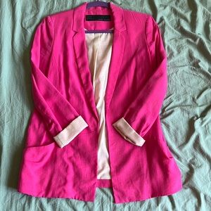 Zara Pink Oversize Blazer